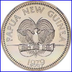 1979 FM Papua New Guinea Toned 5 Kina NGC MS68 DPL Top Pop Rare! Tiny Mint 1366