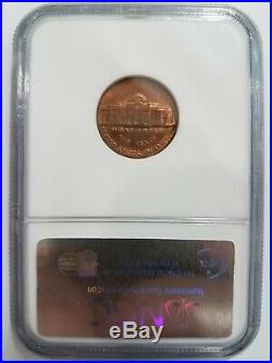 1980 Jefferson Nickel NGC MS 64 RB Struck On Cent Planchet Mint Error Off Metal