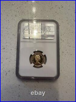1983 Half Proof Sovereign 22ct Gold NGC PF69 Royal Mint Coin Elizabeth U CAM