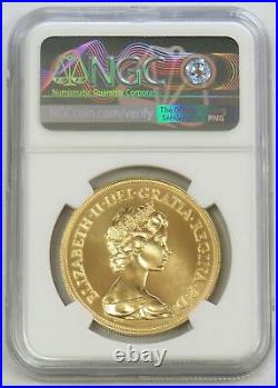 1984 Gold Great Britain 5 Pounds Sovereign St. George Coin Ngc Mint State 69