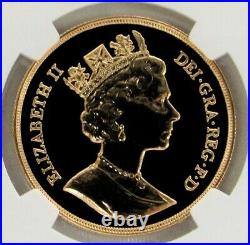 Details about   Great Britain 1987 Gold 5 Sov NGC MS67DPL Deep Proof Like Sovereigns Pounds 