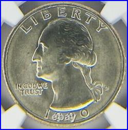 1990-d 25c Ngc Ms68