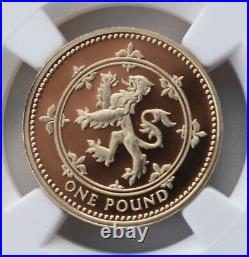 1994 £1 Scottish Lion One Pound Proof Coin NGC PR70 Royal Mint Great Britain