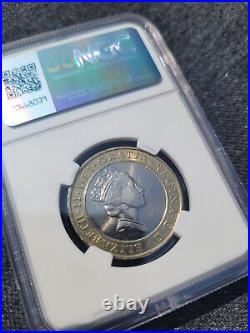 1994 £2 Royal Mint First Trial Strike Bi-Metallic Two Pound Genuine NGC MS61