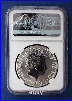 1999 Royal Mint 1oz Silver Britannia £2 coin NGC Graded MS69