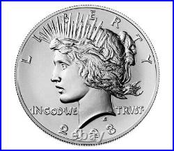 2 coin set 2023 morgan and peace silver dollar ngc ms 70 first day of issue