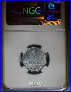 2 øre 1954 NGC MS64