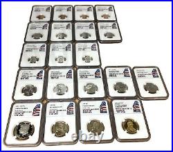 20 Coin All NGC PF69 Ultra Cameo Made In The USA Holder Grab Box