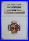 2000 Lincoln Cent Broad Struck with Obverse Brockage Mint Error NGC MS66 RD