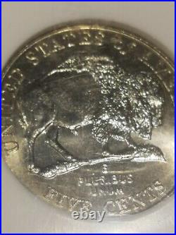 2005 D Speared Bison Ngc Ms 64 Reverse Die Gouge Mint Error