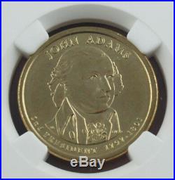2007 $1 DOLLAR John Adams MISSING EDGE LETTERING Mint ERROR COIN MS 66 rare