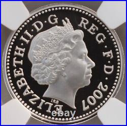 2007 £1 Silver Proof Gateshead Millennium Bridge NGC PF70 Royal Mint