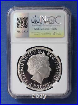 2007 Royal Mint 1oz Silver Proof Britannia £2 coin NGC Graded PF69 Ultra Cameo
