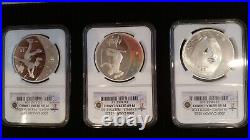 2008 Canada Hologram Coins, 5 Silver $25 NGC PR-69 Set, Olympic Royal Mint