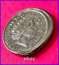 2012 5p Royal Mint error BROADSTRUCK MS61 NGC MINT ERROR Incredibly RARE