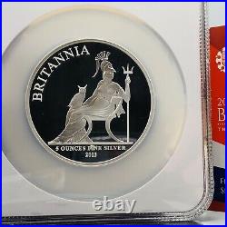 2013 Royal Mint Britannia £10 First Strike Silver Proof 5oz Coin NGC PF69 & COA
