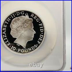 2013 Royal Mint Britannia £10 First Strike Silver Proof 5oz Coin NGC PF69 & COA