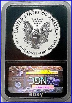 2013-w? Silver Eagle? Ngc Pf70 Reverse & Enhanced Proof? West Point Set