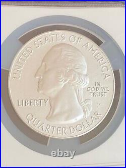 2015, NGC, America the Beautiful 5 oz, Homestead, MS 69, First Day of Issue