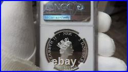 2015 Niue Silver $2 Vietnam Veterans Memorial Commemorative Coin NGC PR PF69 1oz
