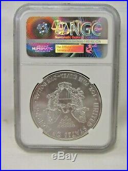 2015-(p) Silver Eagle Ngc Ms69 Struck At Philadelphia Mint 1 Of 79,640 Struck