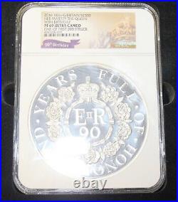 2016 £500 1 Kilo. 999 Fine Silver Proof, NGC Slabbed PF69 Ultra Cameo