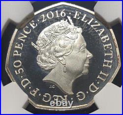 2016 Rio Olympic Team GB UK 50p Fifty Pence Silver Proof Coin NGC PF 67 ULT CAM