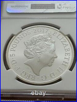 2017 PF 70 PERFECT Silver Proof £5 Duke Of Edinburgh A Life Of Service INVEST