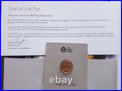 2017 Trial of The Pyx Indian Mint Marked Full Sovereign 1 of 6 NGC Cased