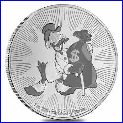2018 Niue Silver $2 Disney Scrooge McDuck MINT ERROR MS69 ER NGC Coin