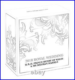 2018 Royal Wedding Prince Henry Ms. Meghan 1oz $1 SILVER PROOF COIN NGC PF70 FR
