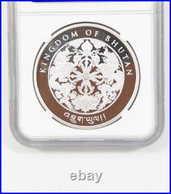 2019 Bhutan S200N Year of The Boar 1 Ounce. 999 Silver NGC PF 70 Ultra Cameo