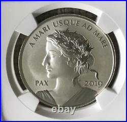2019 Canada Silver Peace & Liberty Ultra High Relief Medal NGC PF 70 REV PF FR