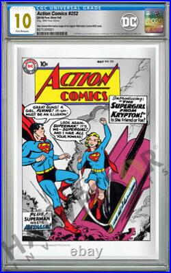 2019 DC Comics Action Comics #252 Premium Silver Foil Cgc 10 Gem Mint Fr