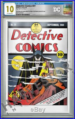 2019 DC Comics Detective Comics #31 Premium Silver Foil Cgc 10 Gem Mint Fr