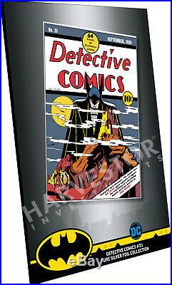 2019 DC Comics Detective Comics #31 Premium Silver Foil Cgc 10 Gem Mint Fr