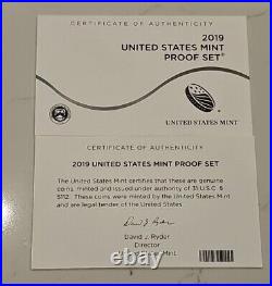 2019 Early Releases 10-Coin Clad Proof Set PF 69 ULTRA CAMEO with COA