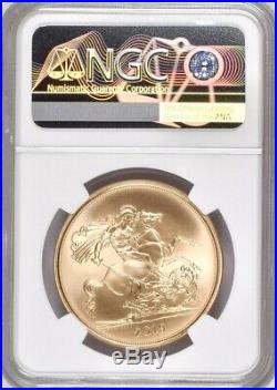 2019 Gold £5 (Five Pounds, 5 Sovereign) NGC Graded MS70 Matte & Royal Mint Box