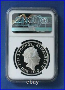 2019 Royal Mint 1oz Silver Proof Britannia NGC Graded PF70 First 100 Struck