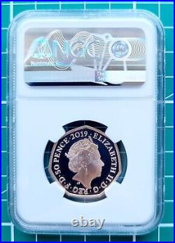 2019 Royal Mint UK Gold Proof The Snowman Fifty Pence 50p NGC PF70 Ultra Cameo