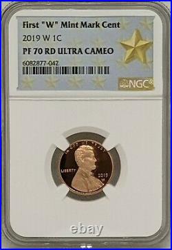 2019 W NGC PF70 Ultra Cameo Lincoln Shield Cent West Point Mint