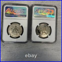 2019s Kennedy Us Mint Apollo 11 Half Dollar Set 2 Coins Early Releases Ngc 70