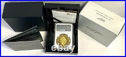2020 Gold Proof James Bond Pay Attention £200 Pounds NGC PF70UCAM Royal Mint Box
