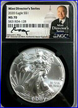 2020 NGC MS70 Silver Eagle $1 US Mint Directors Series Choice Unique Gem