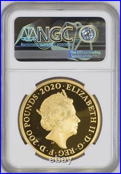 2020 Royal Mint Three Graces Gold Proof £200 Two Ounce 2oz NGC PF69 UCAM FR