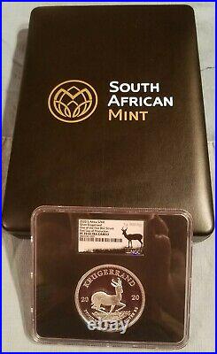 2020 SA 2oz Silver Proof Krugerrand PF70 FDOP 10,000 Minted IN HAND LOW LOW COA