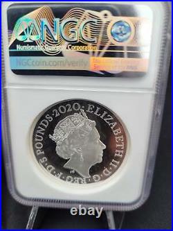 2020 Three Graces UK Two-Ounce Silver Proof Coin ngc graded pf70 & R M packaging