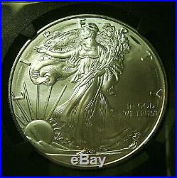 2020(p) American Silver Eagle Mint Error $1 Philadelphia Emergency Ngc Ms69 Fdi