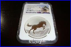 2021 AUSTRALIA BRUMBY PERTH MINT 1 oz SILVER NGC MS70 FIRST RELEASE