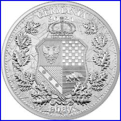 2021 Germania Allegories Austria & Germania 1oz Silver Coin NGC MS 70